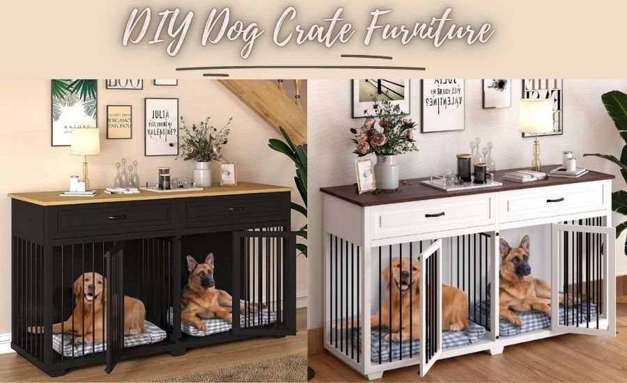 diy dog crate furniture