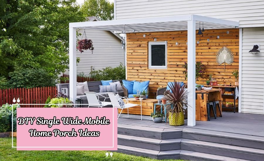 diy single wide mobile home porch ideas
