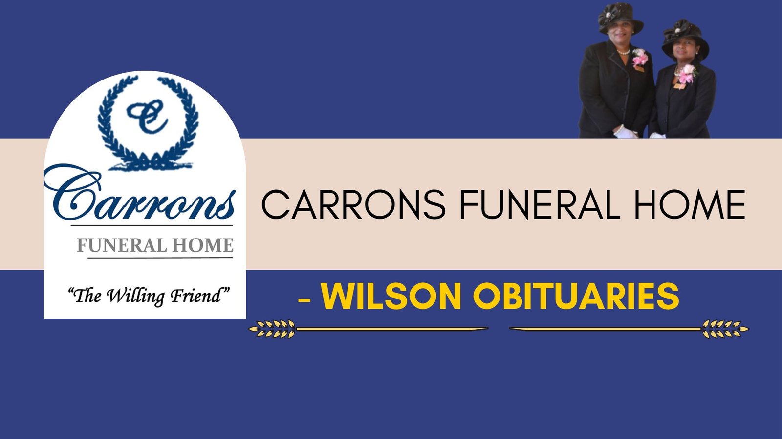 carrons funeral home - wilson obituaries