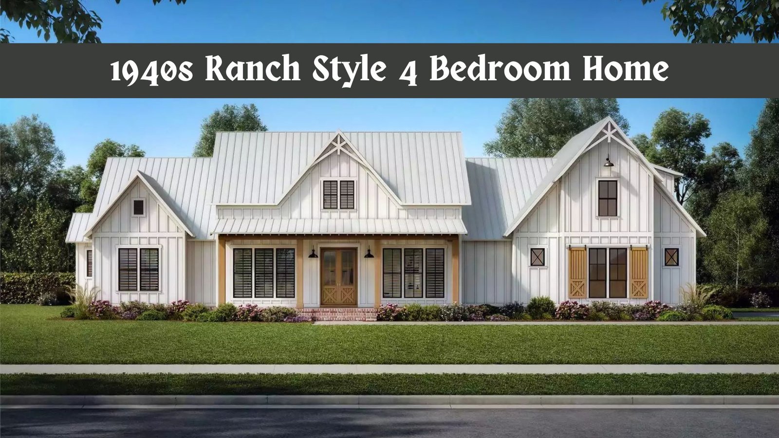 1940s ranch style 4 bedroom home