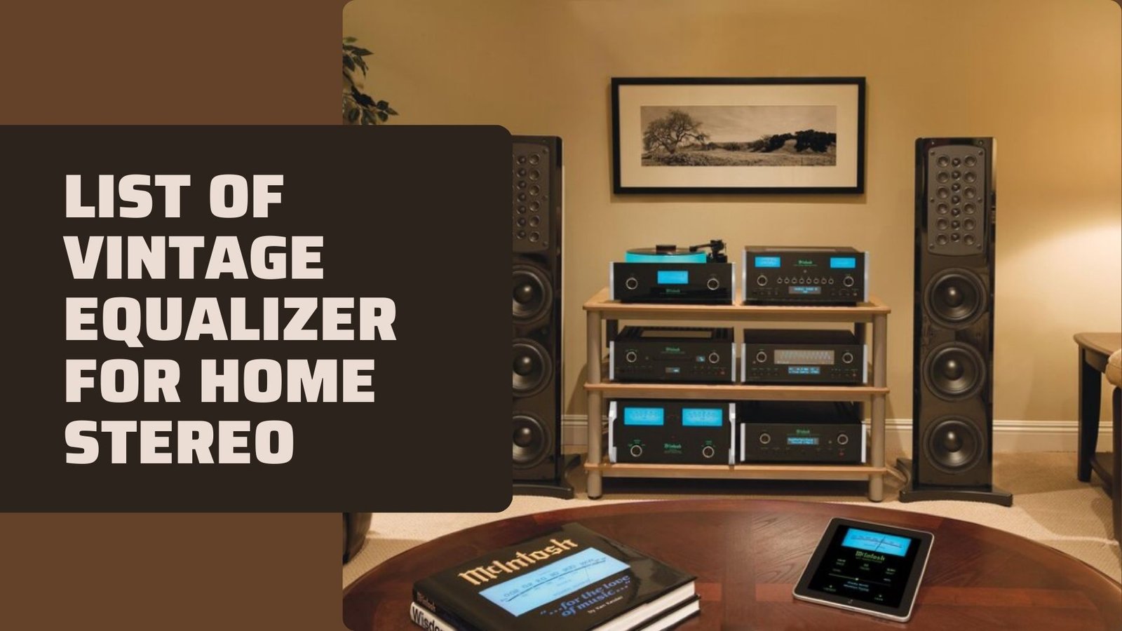 list of vintage equalizer for home stereo